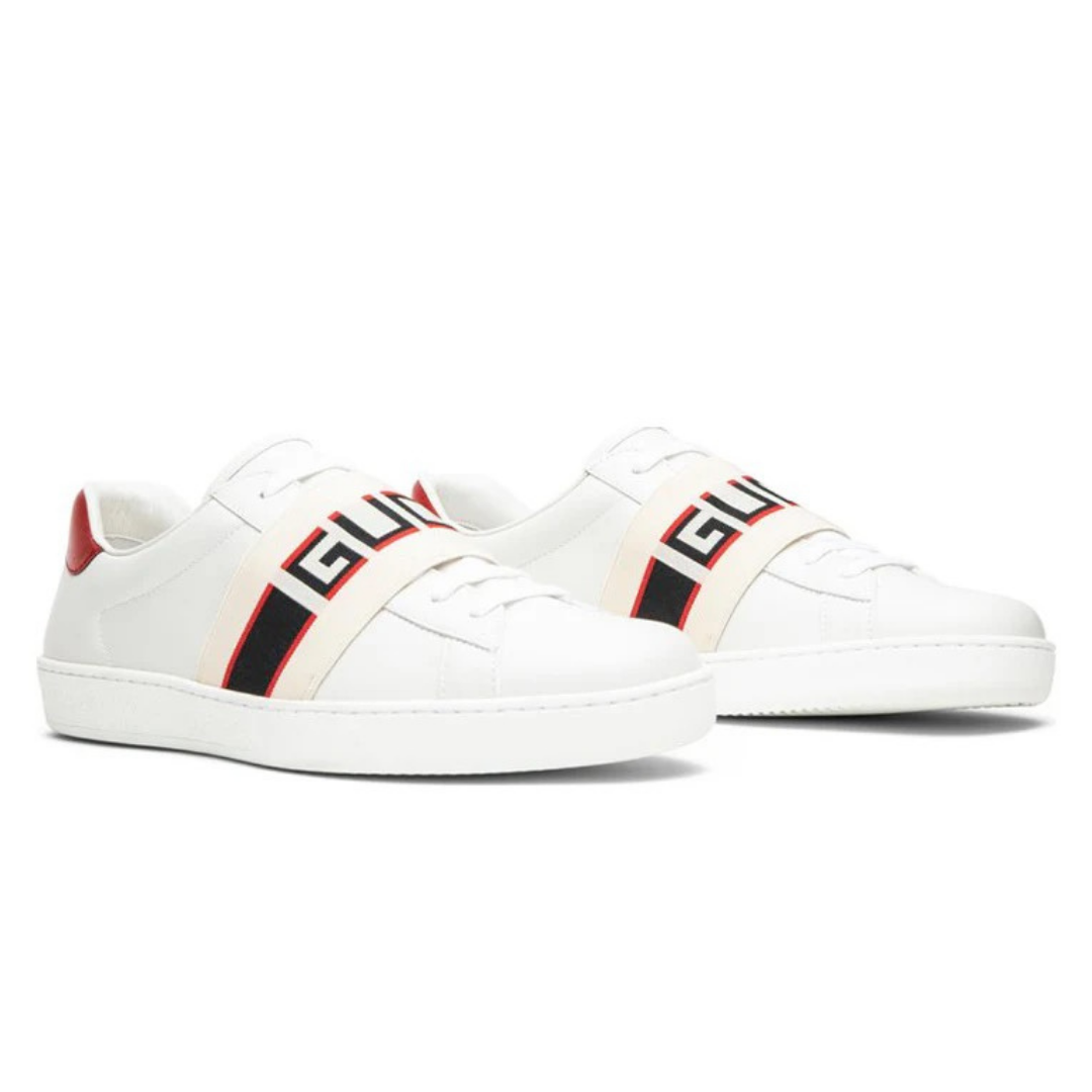 Stripe Leather White Red Black · Nova Neta · Nova Neta