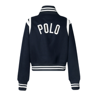 Campera Polo Ralph Lauren Azul Marino Rayas Blancas
