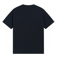 Camiseta Stone Island Negro Logotipo Azul
