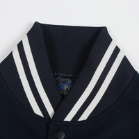 Campera Polo Ralph Lauren Azul Marino Rayas Blancas