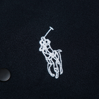 Campera Polo Ralph Lauren Azul Marino Rayas Blancas