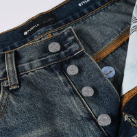Pantalon Purple Brand Lavado Claro Roturas