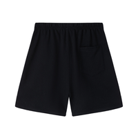 Essentials Shorts Negro Monograma Blanco