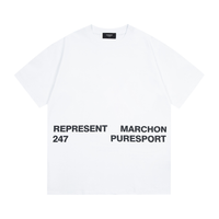 Camiseta Represent Blanco Cielo Blanco Marchon Puresport