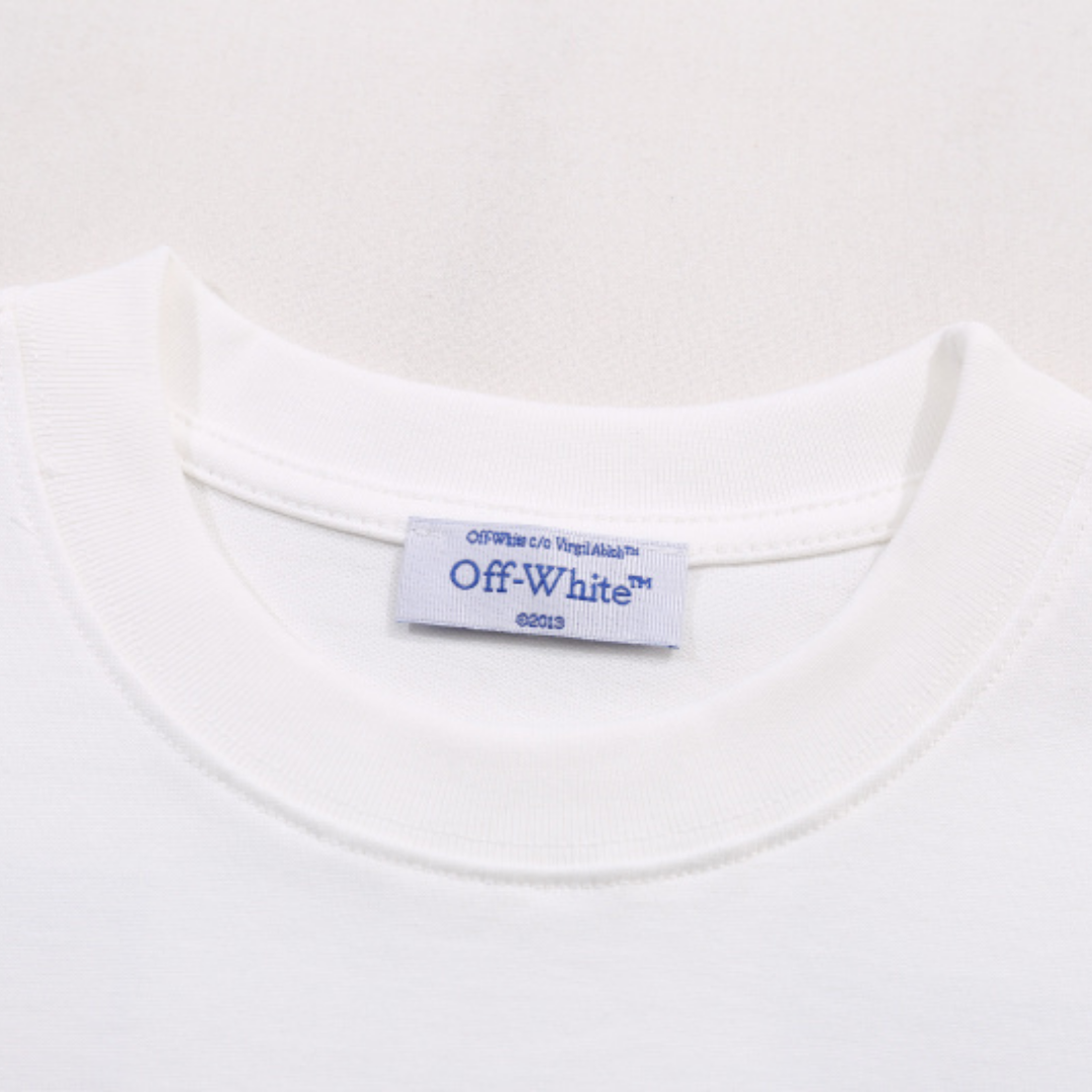 Off-White Off-W Monogram T-shirt - Blanco Azul Blanco