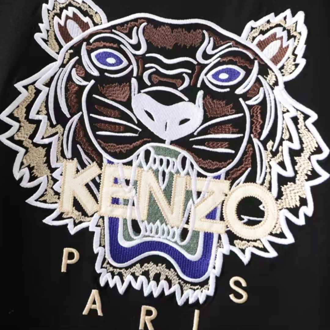 Tiger Paris T-shirt Cabeza Tigre Negro Blanco