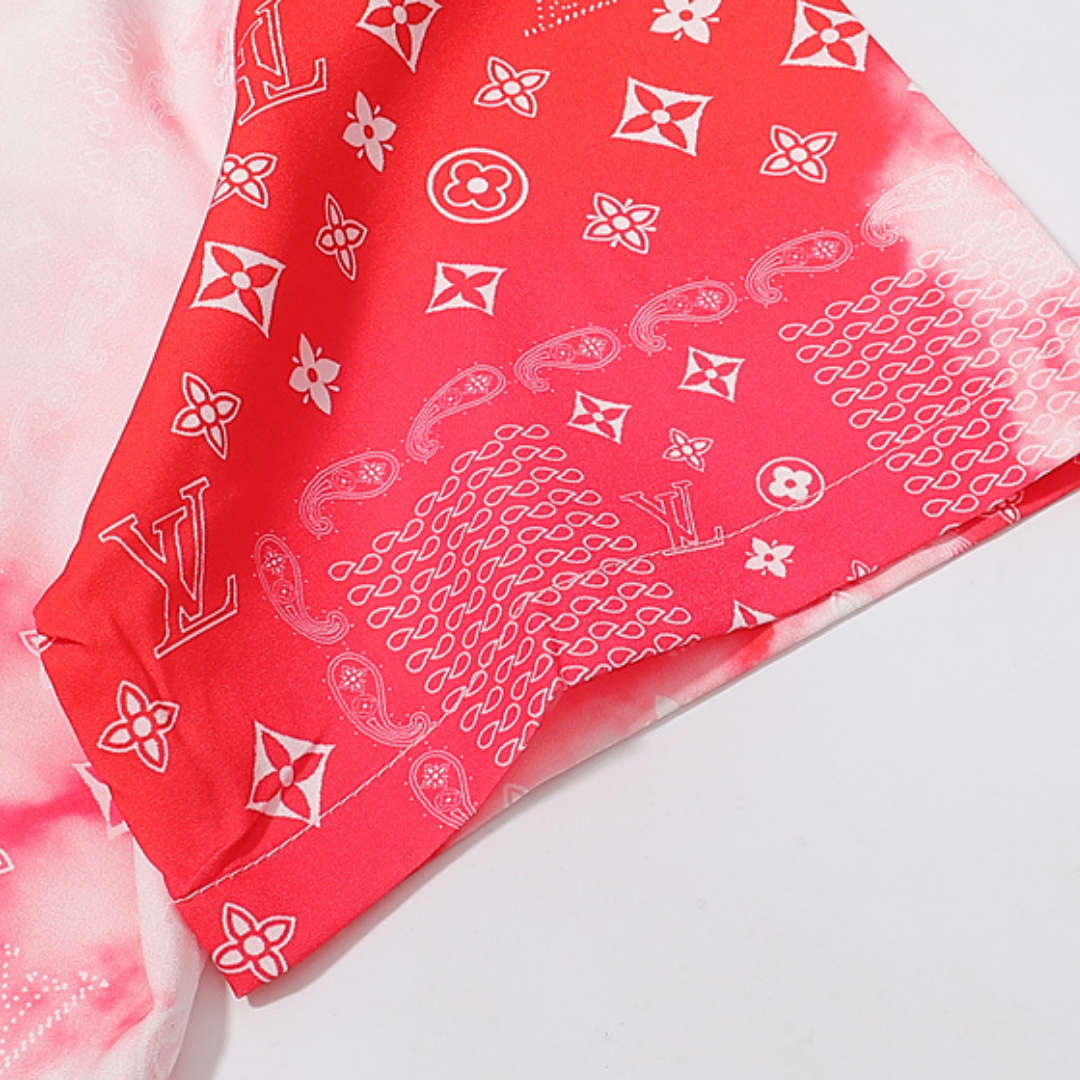Monogram Short Set Grande Rosa Camo