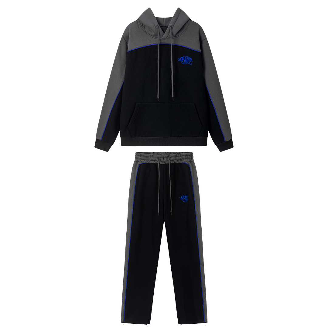 Conjunto Syna World Negro/Gris/Azul