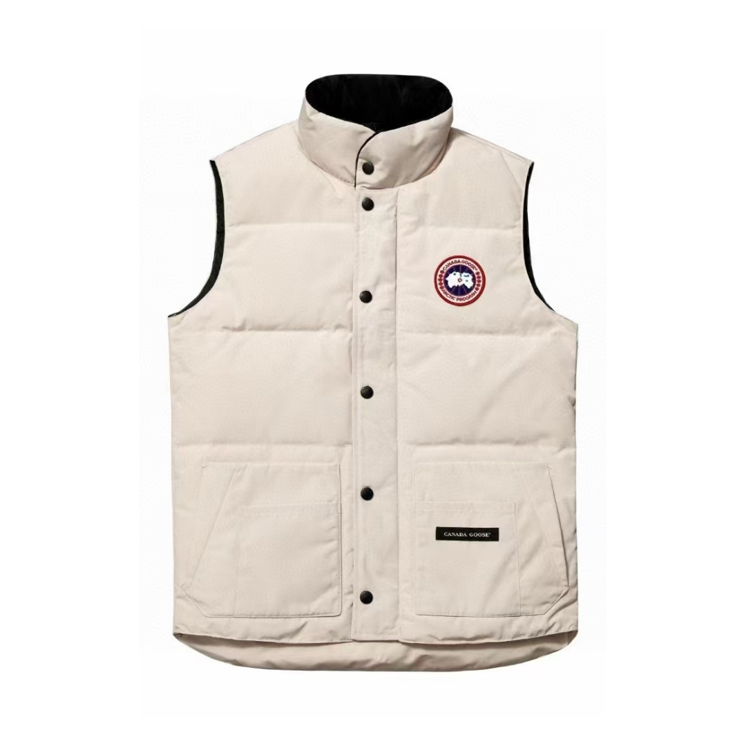 Goose Monogram Gilet Blanco Camo
