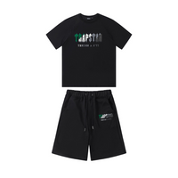 Conjunto Trapstar Negro Verde Negro