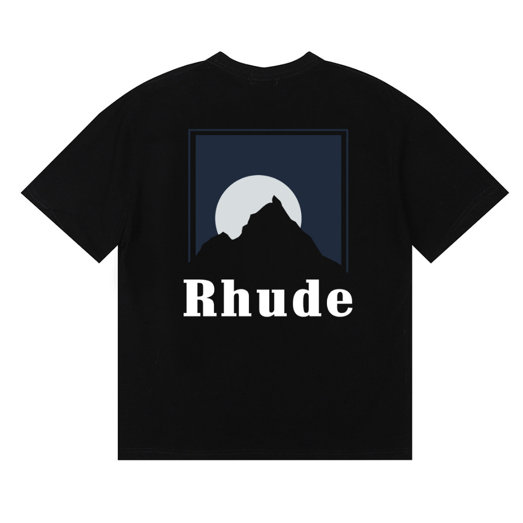 Camiseta Rh*de Negro Rosa Camo