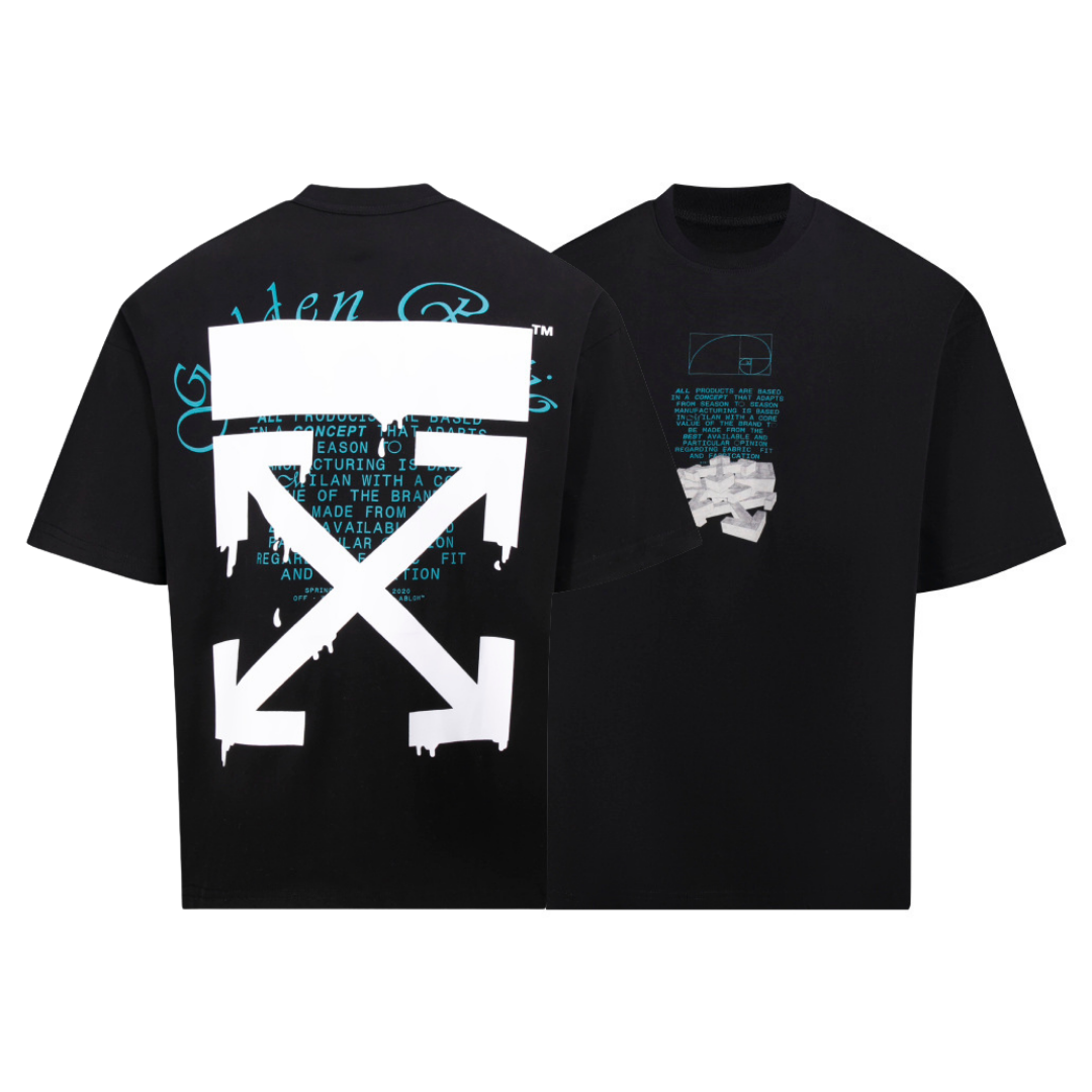 Off-White Off-W Monogram T-shirt - Negro Camo Blanco 3