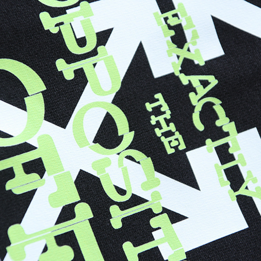 Off-White Off-W Monogram Pants Negro Arrows Blanco