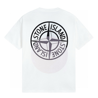 Camiseta Stone Island Negro Cielo Blanco Camo