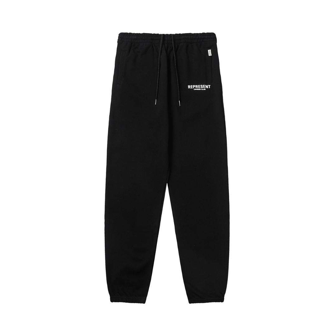 Pantalon Represent Blanco Estrellas Negras Blancas