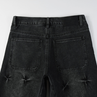 Purple Flared Black Jeans