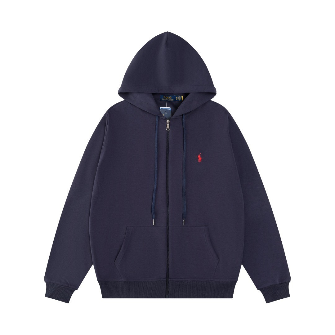 Polo Navy Red Zip Hoodie · Nova Neta · Nova Neta