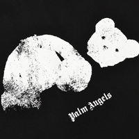 Camiseta Palm Angels Negro Negro Blanco
