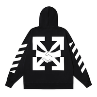 Off-White Off-W Monogram Zip Hoodie - Negro Negro Tornillos