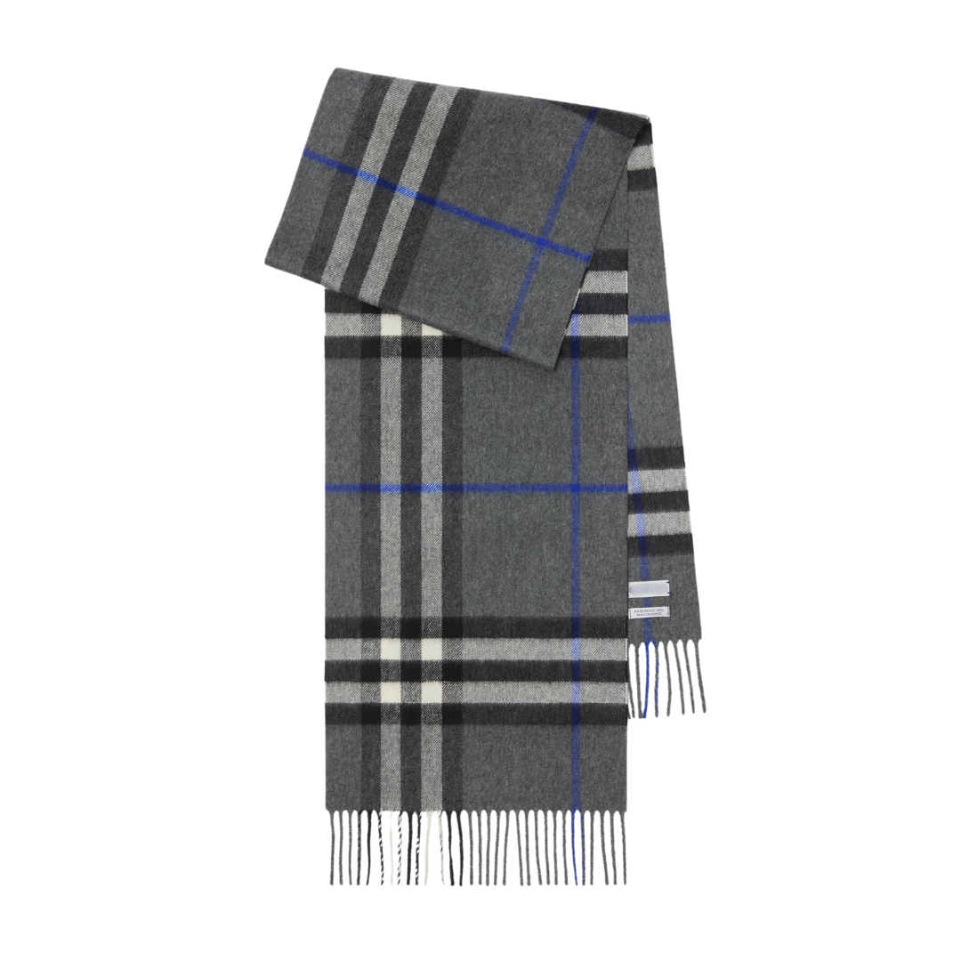 Monogram Scarf Gris Azul