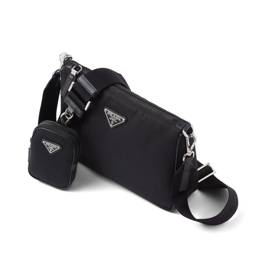 Messenger Trio Bag Negro Triangulo