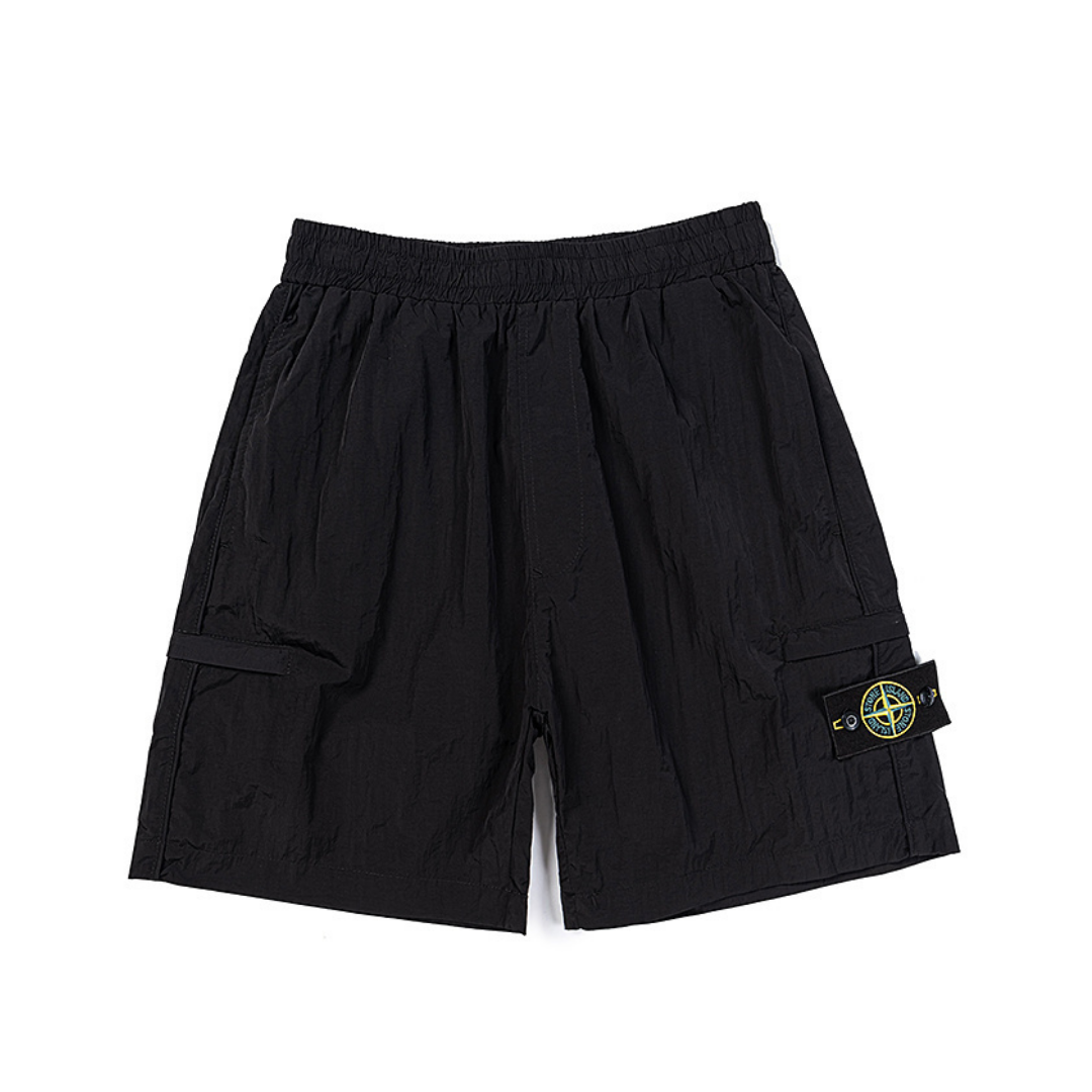Louis Vuitton Monogram Tactic Shorts Negro Logo Verde
