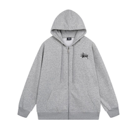 Buzo Stussy Gris Camo Blanco