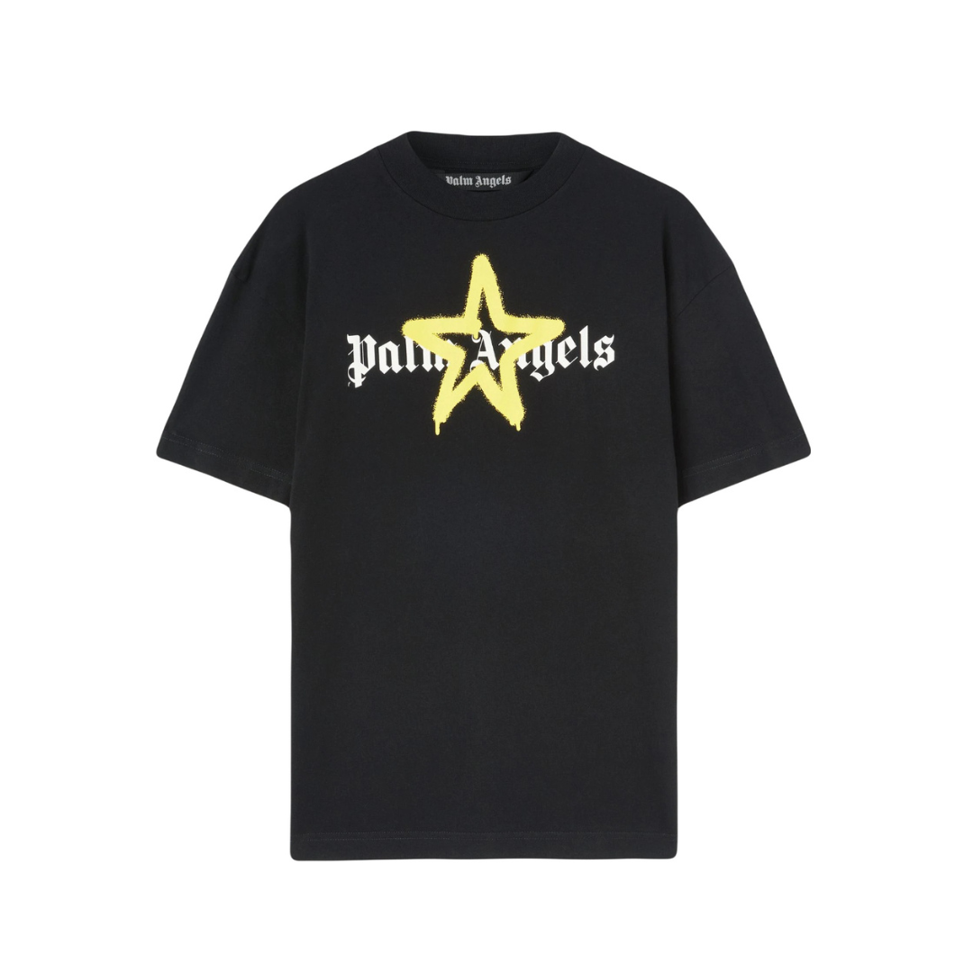 Palm Angels Palm Star Sprayed T-shirt - Rosa