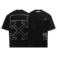 Off-White Off-W Monogram T-shirt - Negro Negro Blanco 2