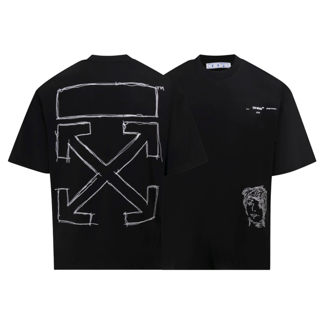 Off-White Off-W Monogram T-shirt - Blanco Cubo Blanco
