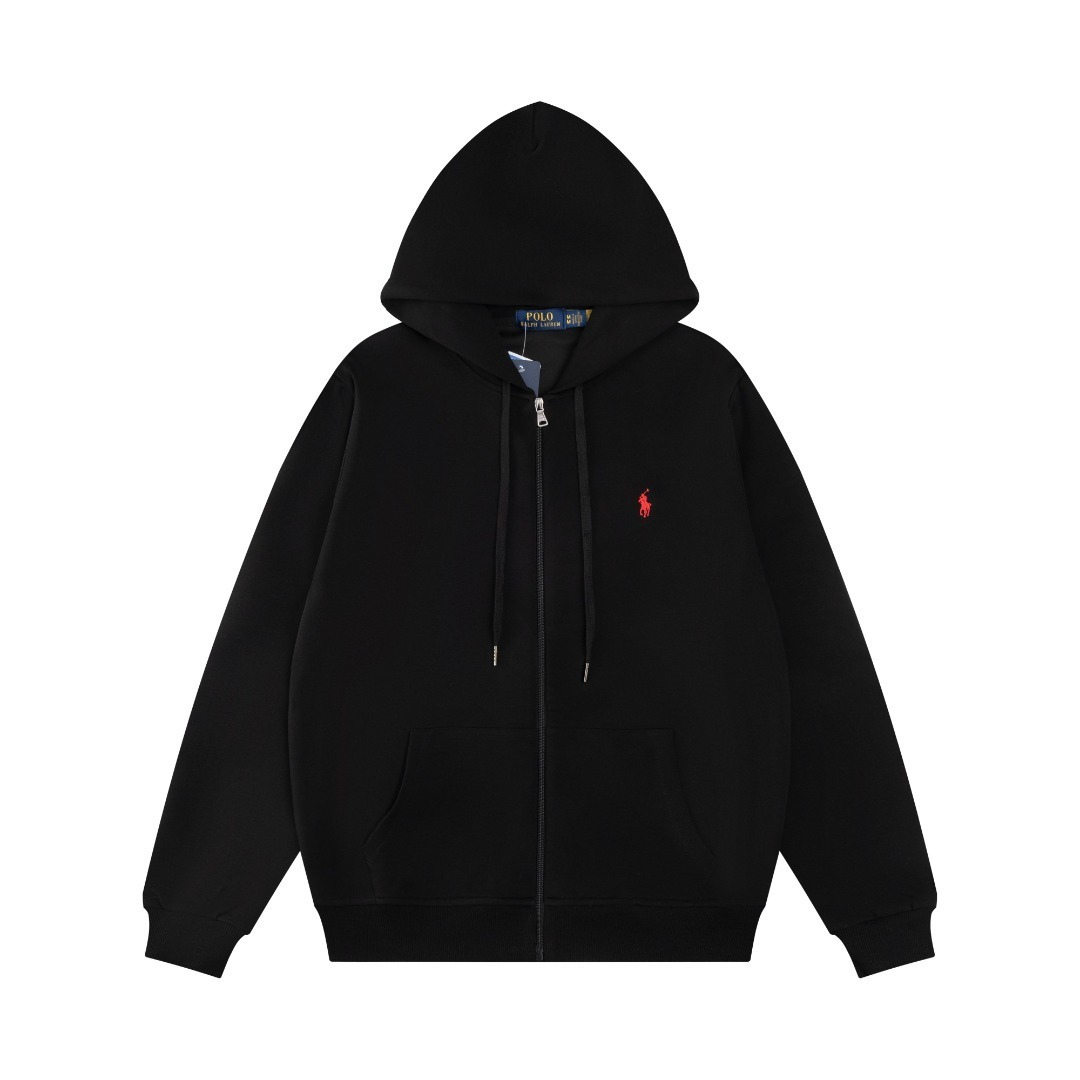 Camiseta Polo Ralph Lauren Negro/Rojo Negro Logo Rojo