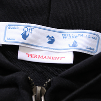 Off-White Off-W Monogram Zip Hoodie - Negro Negro Tornillos