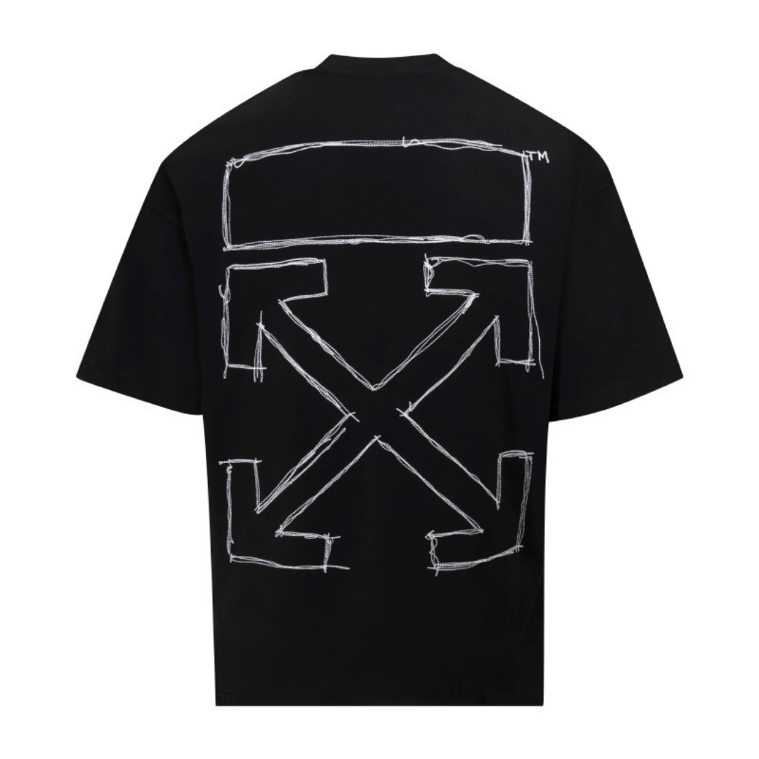 Off-White Off-W Monogram T-shirt - Blanco Cubo Blanco