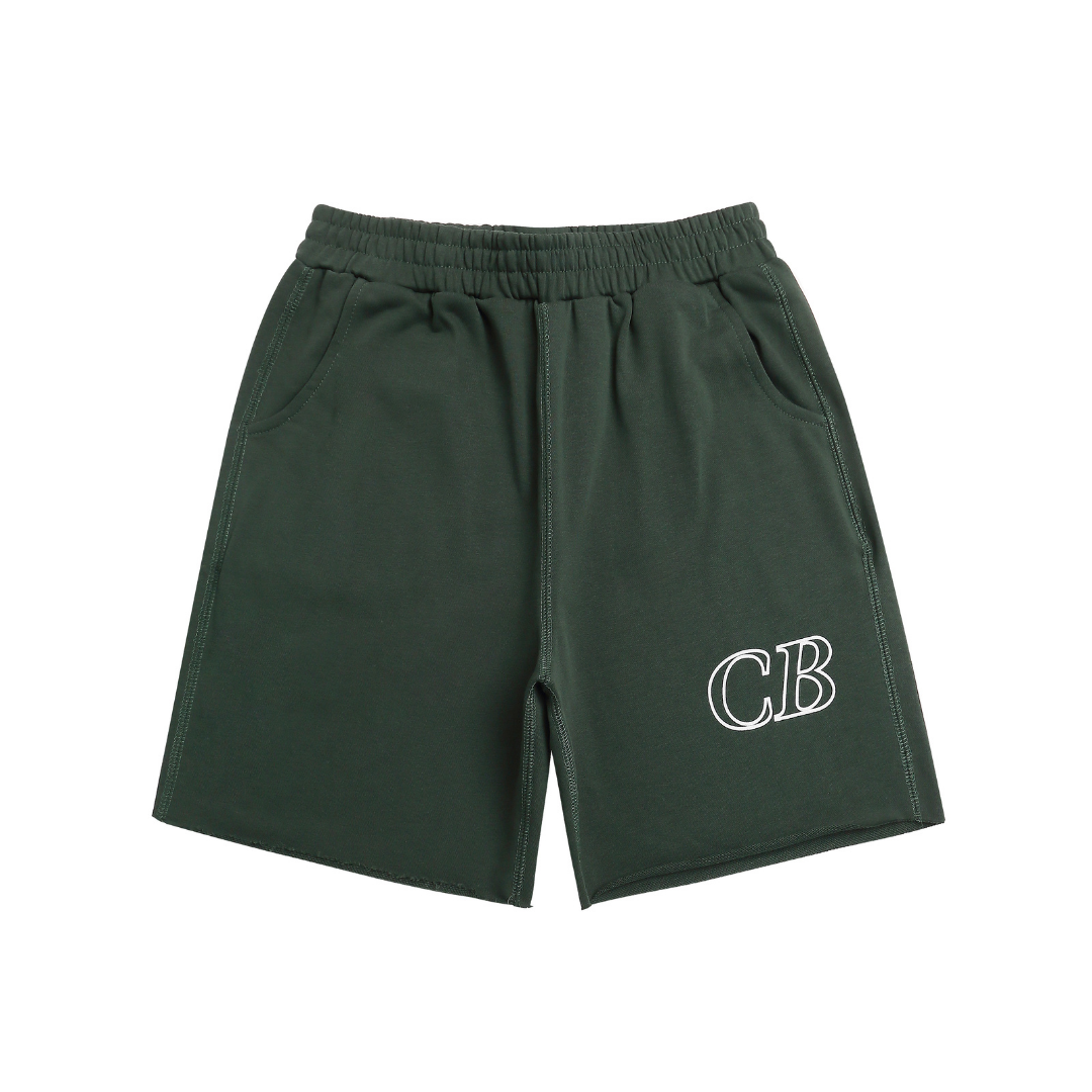 CB Monogram Shorts Camo Verde