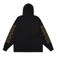 Off-White Off-W Monogram Zip Hoodie Gris Sobre Negro