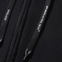 Off-White Off-W Monogram Zip Hoodie Gris Sobre Negro