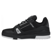 Monogram Black Trainer Blanco