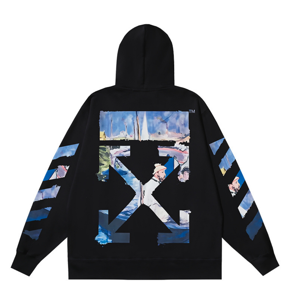 Off-W Monogram Zip Hoodie · Off-White · Nova Neta