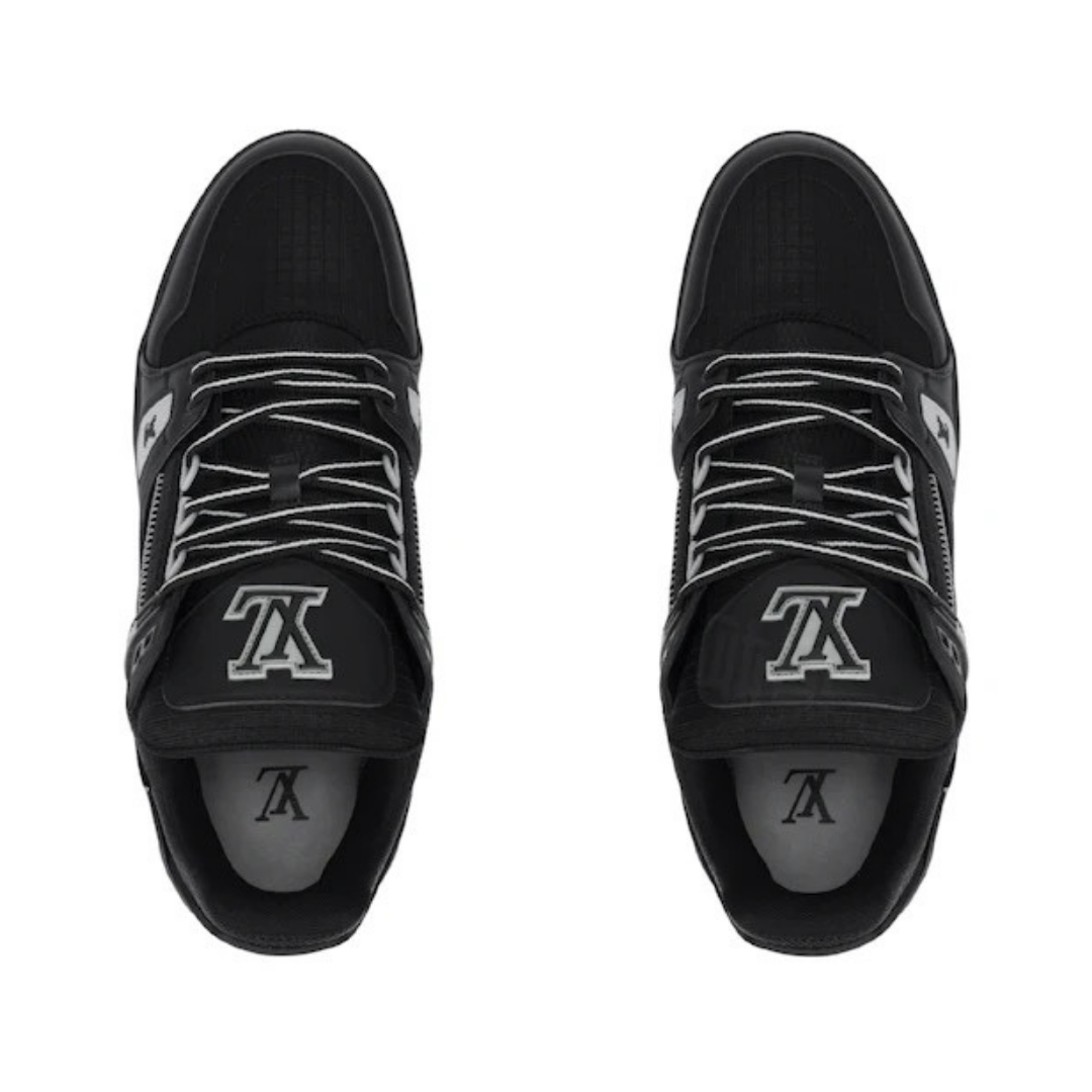 Monogram Black Trainer Blanco