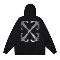 Off-White Off-W Monogram Zip Hoodie Negro