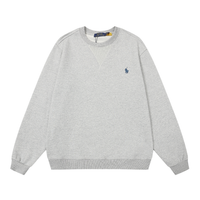 Camiseta Polo Ralph Lauren Gris Liso Gris Logo Azul