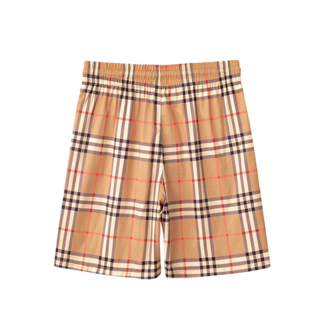 BB Monogram Shorts Camo Marron Blanco