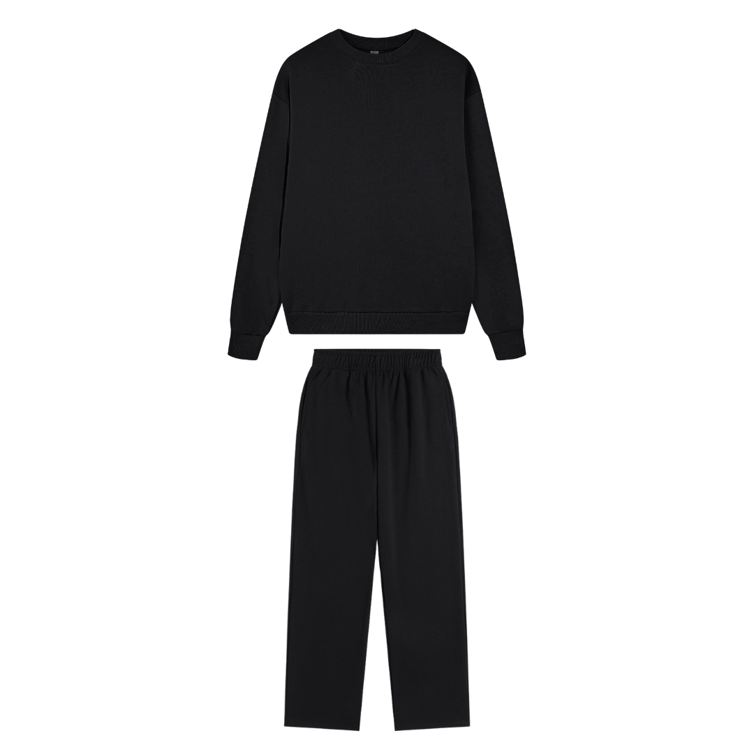Black Relaxed Tracksuit · Nova Neta · Nova Neta
