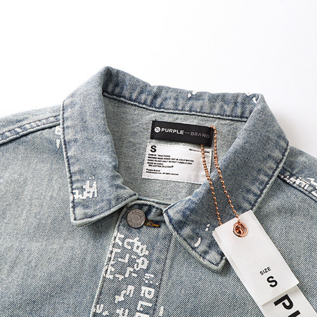 Purple Denim Jacket · Purple Brand · Nova Neta