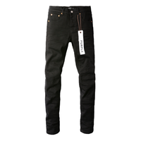 Purple Full Black Jeans