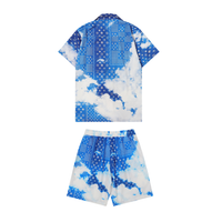 Monogram Short Set Azul