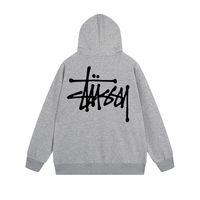 Buzo Stussy Gris Camo Blanco