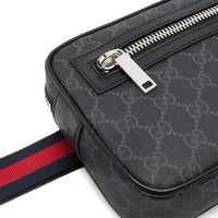 Messenger Bag Monograma Negro Rojo 3