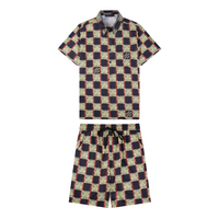 Louis Vuitton Monogram Short Set Camo Blanco Negro