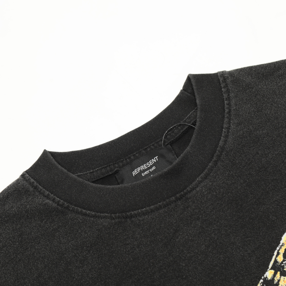 Camiseta Represent Negro Negro